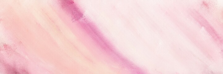 abstract painting banner simple with pastel pink, pale violet red and pastel magenta colors