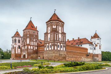 Fototapeta na wymiar Mir Castle Complex, Belarus