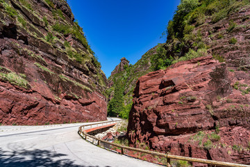 The Gorges du Cians, famous canyon in Alpes-Maritimes, France
