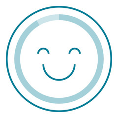 Unique satisfaction icon which can help your business to grow up