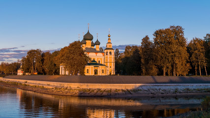 Spaso-Preobrazhensky Cathedral in ancient town of Uglich in Russia