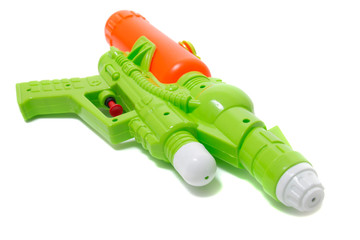 Colorful plastic water gun