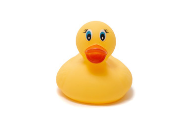 cute plastic yellow duck