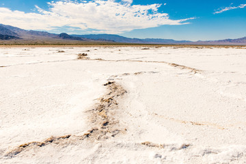 Salzsee in der Mojave Wüste