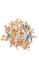 Assorted mix of pills