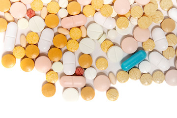Assorted mix of pills