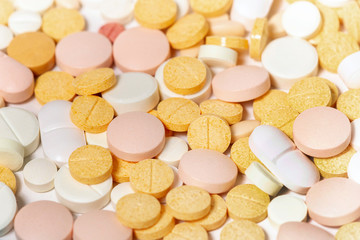 Assorted mix of pills