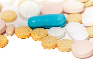 Assorted mix of pills