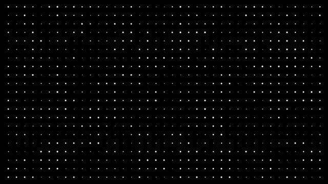 lighting dots on a black background