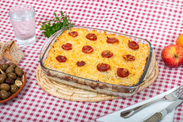 rice with duck and chorizo