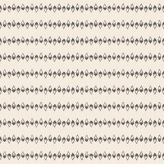 Fototapeta premium Simple hand-drawn pattern with geometric ornament. Vector illustration