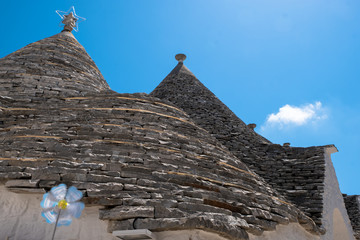 Fototapeta na wymiar Trulli houses in Alberobello, Italy