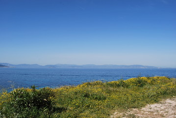 Fototapeta premium Eghina, Egina, Aegina, Grecia 2018- island of Greece from the Aegean Sea in the Saronic Gulf