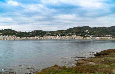 Fototapeta na wymiar General view of Port de la Selva, Costa Brava, Catalonia, Spain