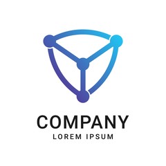 Shield security logo design vector. Security guard symbol icon.