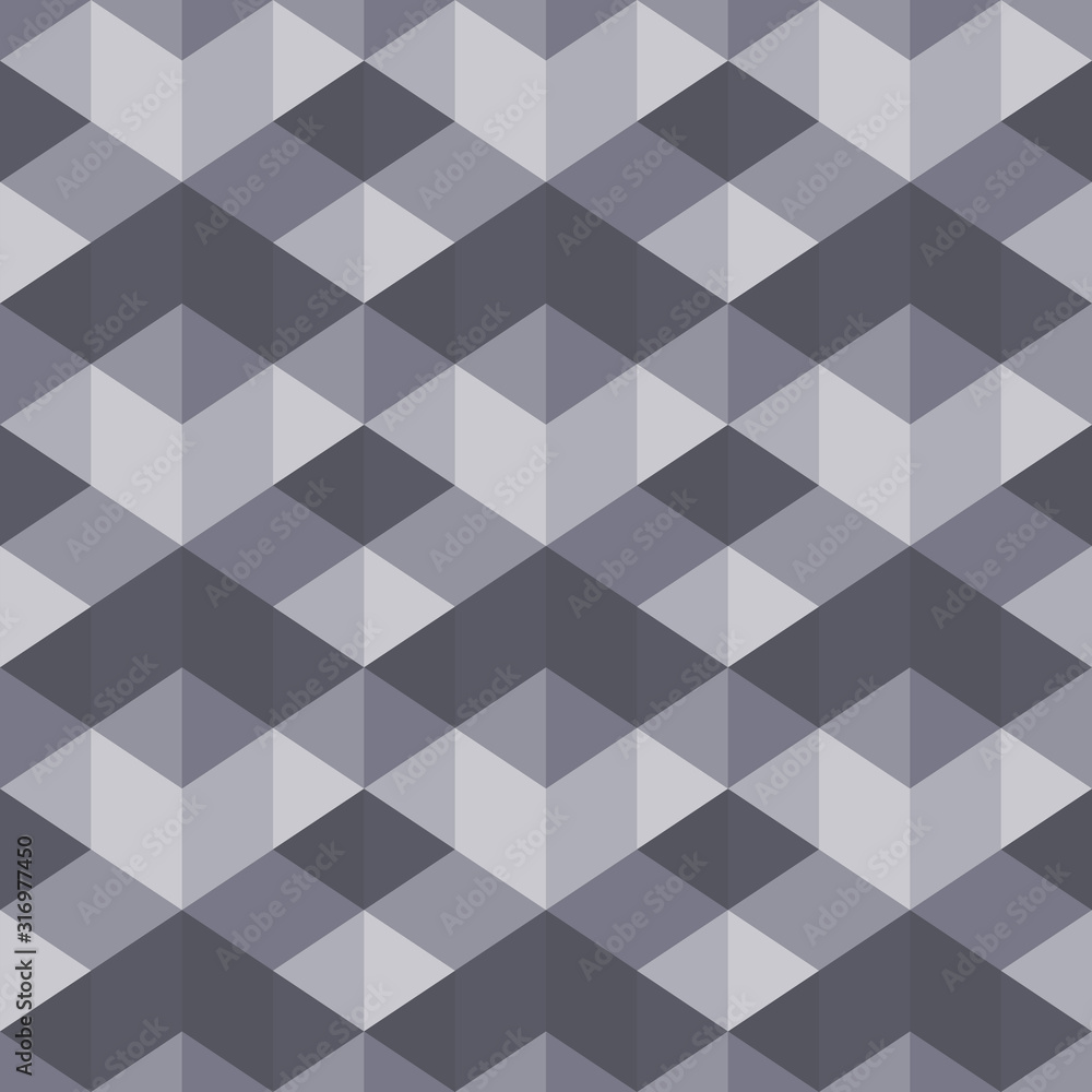 Poster abstract seamless vector pattern. wallpaper in geometric ornamental style for design. triangles back