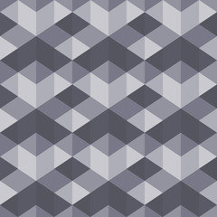 Abstract seamless vector pattern. Wallpaper in geometric ornamental style for design. Triangles background.