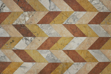Herringbone natural color marble texture. Natural stone floor tiles
