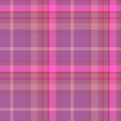 Seamless pattern in bright pink and violet colors for plaid, fabric, textile, clothes, tablecloth and other things. Vector image.