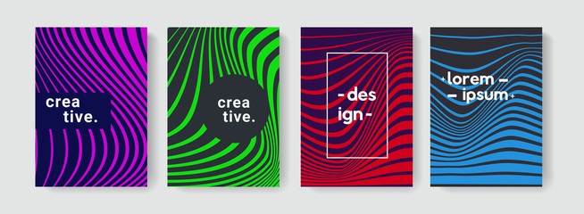 Modern abstract pattern with linear texture for brochres, covers, posters, banners, flayers.