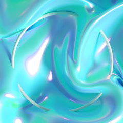 Luxury drapery fabric. 3d illustration, 3d rendering.