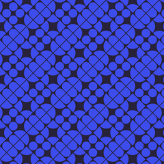 Modern geometric seamless pattern vector design.