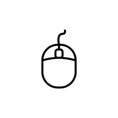 mouse icon design line style. Perfect for application, web, logo and presentation template