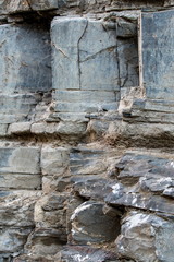 Fototapeta premium Image of ruins in rock. Tbilisi, Georgia