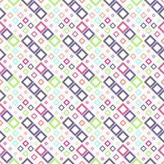 Seamless diagonal square pattern background - abstract geometrical vector design