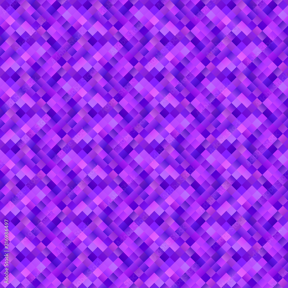 Poster colorful gradient square pattern background - abstract geometric vector graphic design from diagonal
