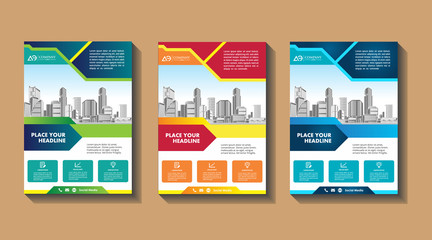 Template vector design for Brochure, Annual Report, Magazine, Poster, Corporate Presentation, Portfolio, Flyer, layout