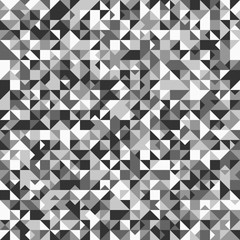 Polygonal geometrical triangle pattern background - gray vector design