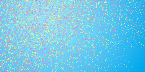 Festive confetti. Celebration stars. Colorful star