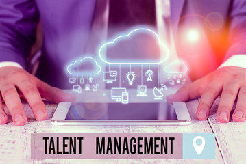 Handwriting text Talent Management. Conceptual photo anticipation of required huanalysis capital...
