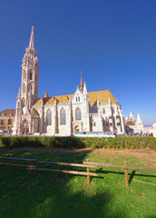 Fototapeta na wymiar saint Matthias church in Budapest, Hungary