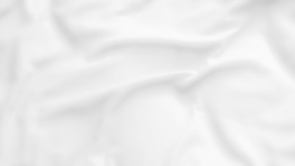 Smooth elegant white silk or satin luxury cloth texture background. Luxurious background design