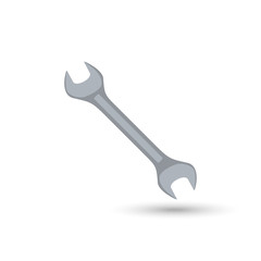 vector icon wrench tools for repair tool kit sign, flat design style