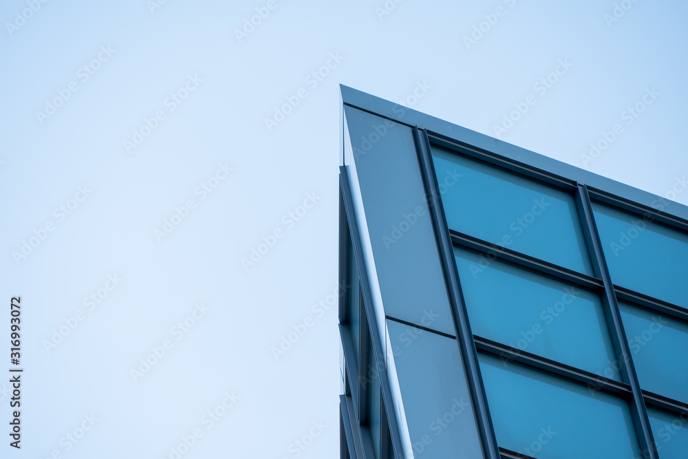 Leinwandbilder abstract background architecture lines. modern architecture detail