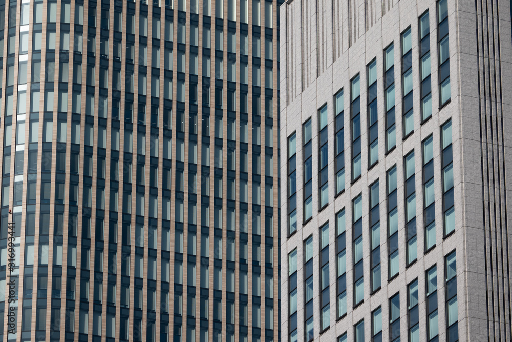 Leinwandbilder abstract background architecture lines. modern architecture detail