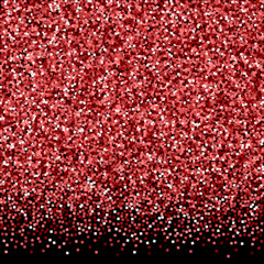 Red gold glitter luxury sparkling confetti. Scatte