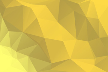 Golden Low Poly Gradient from Triangle Shapes. Could be used as wallpaper