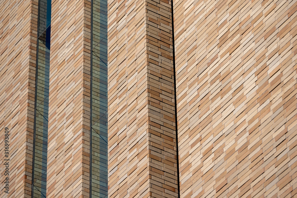 Leinwandbilder Abstract background architecture lines. modern architecture detail