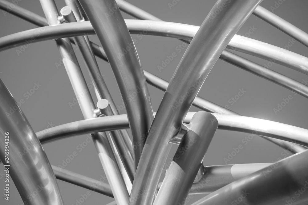 Aufkleber abstract background architecture lines. modern architecture detail