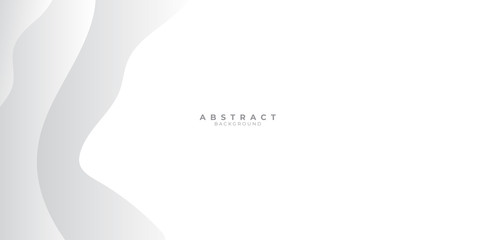 Grey white abstract background with liquid wave gradient color for presentation design. Suit for business, corporate, institution, conference, party, festive, seminar, and talks.