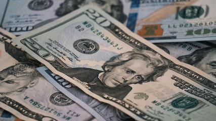 Twenty Dollar notes and other banknotes