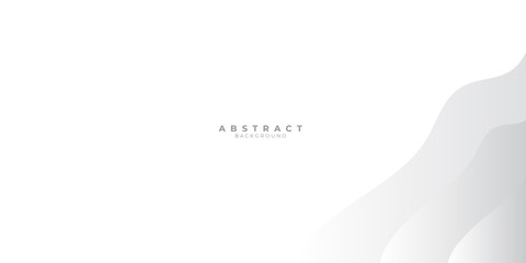 Grey white abstract background with liquid wave gradient color for presentation design. Suit for business, corporate, institution, conference, party, festive, seminar, and talks.