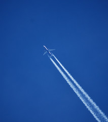 airplane in the sky