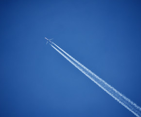 airplane in the sky
