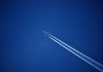 airplane in the sky