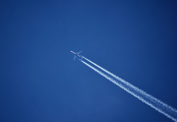 airplane in the sky